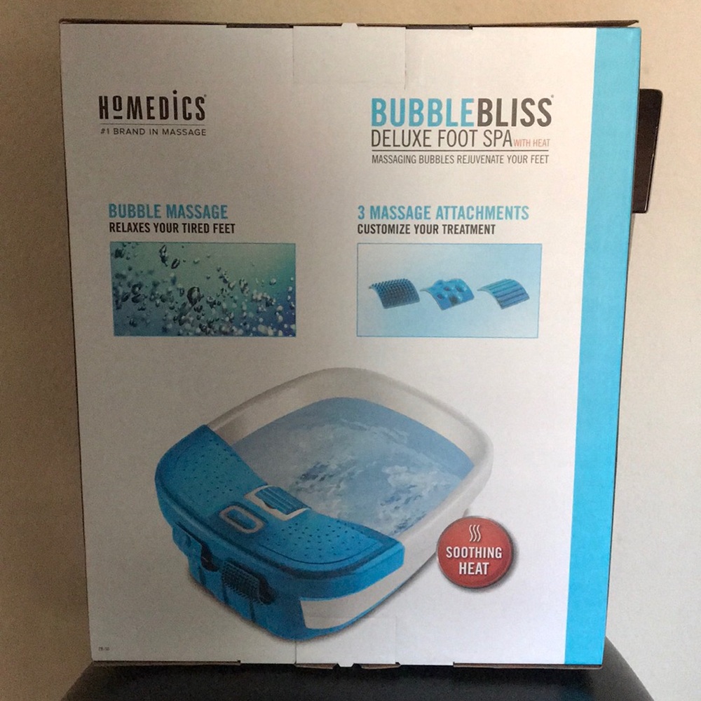 Deluxe foot spa with heat